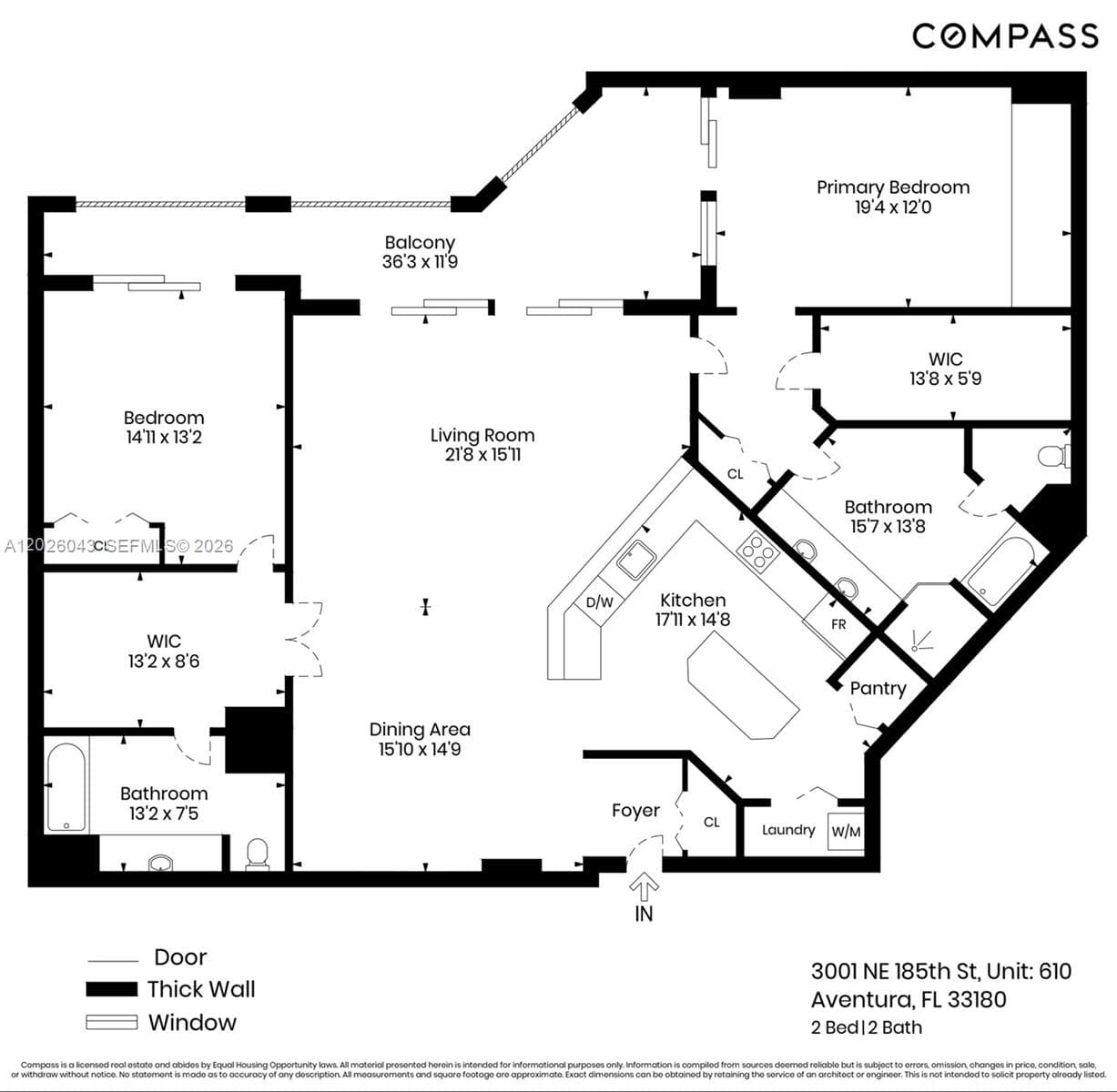 3001 NE 185th St # 610, Aventura FL 33180 — 25