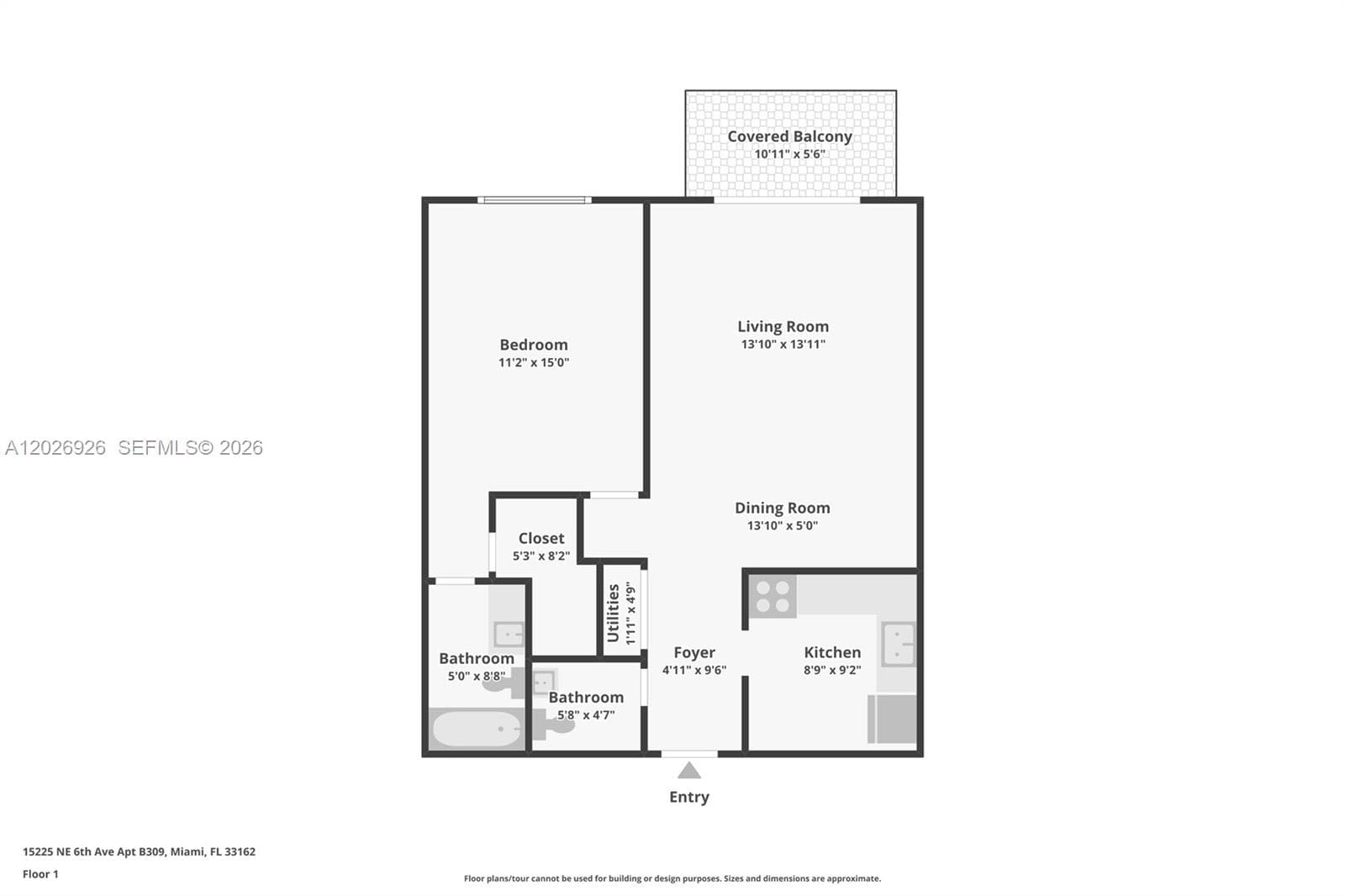 15225 NE 6th Ave # B208, Miami FL 33162 — 13