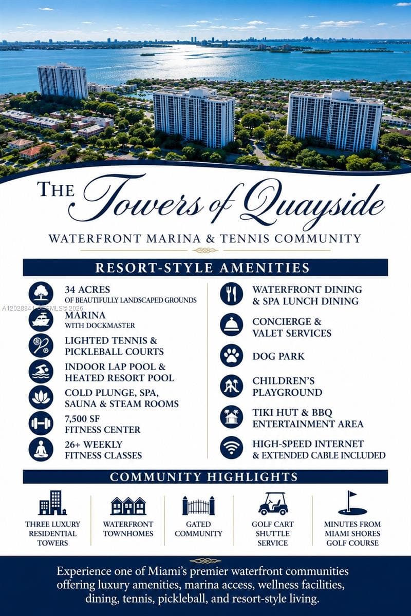 2000 Towerside Ter # 908, Miami FL 33138 — 3