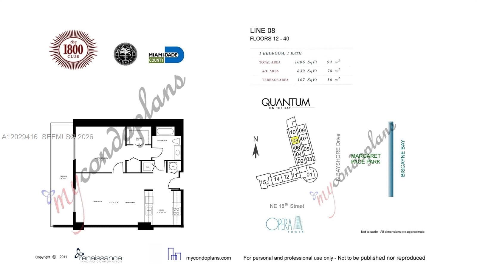 1800 N Bayshore Dr # 2308, Miami FL 33132 — 14