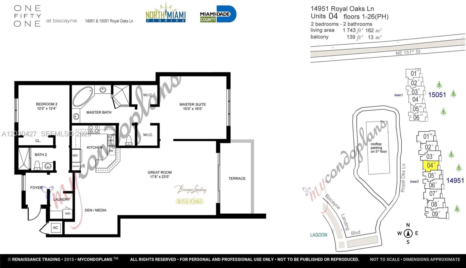 14951 Royal Oaks Ln # 1104, North Miami FL 33181 — 17