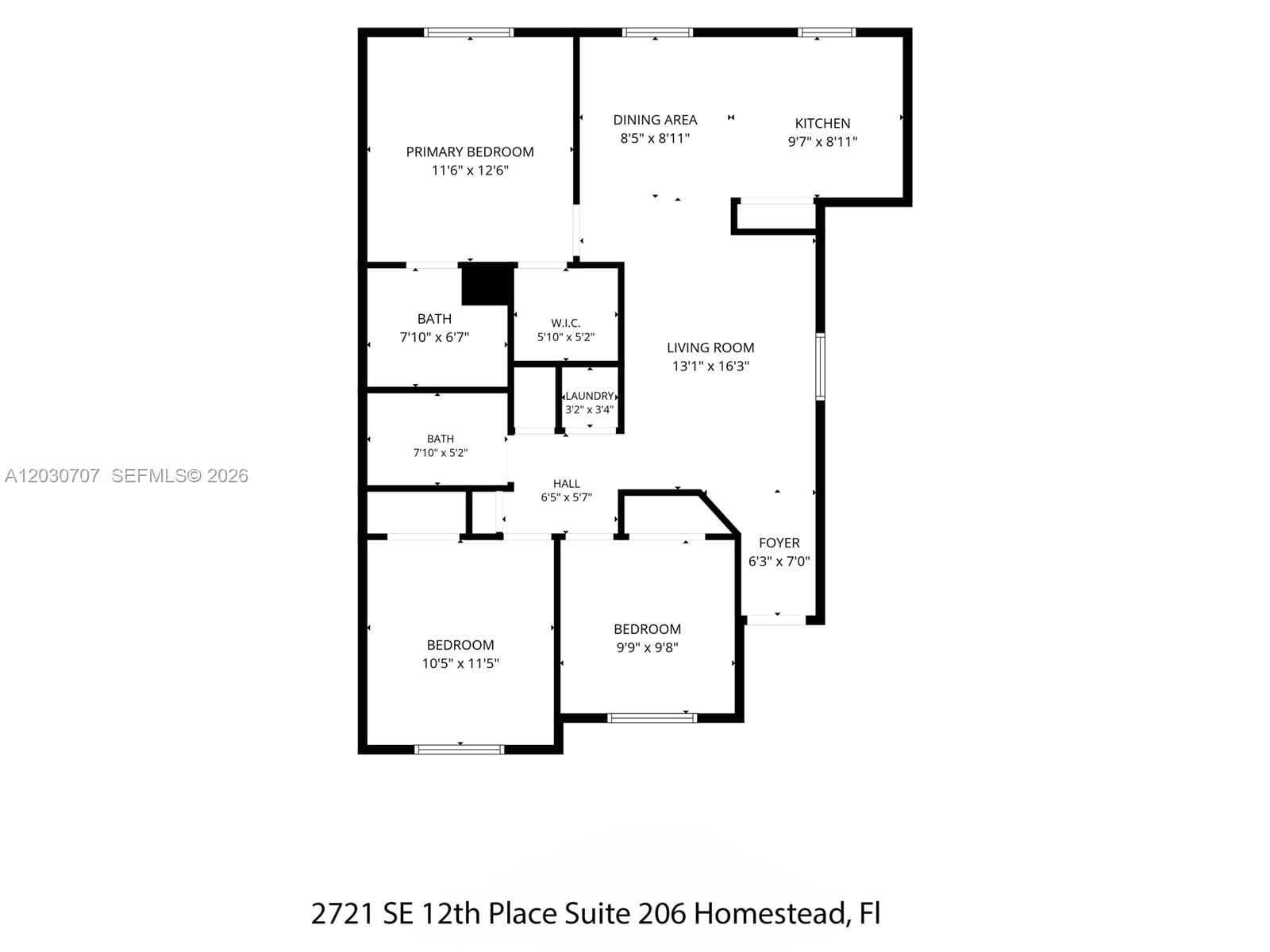 2721 SE 12th Pl # 206, Homestead FL 33035 — 24