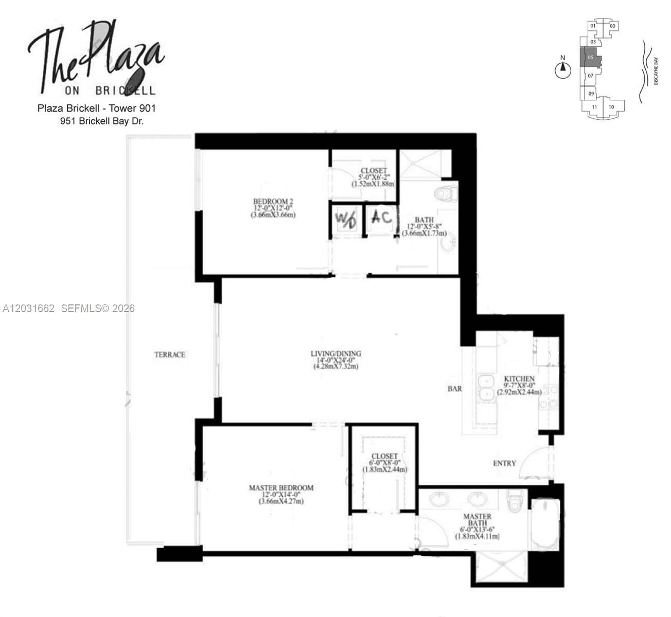 951 Brickell Ave # 705, Miami FL 33131 — 32