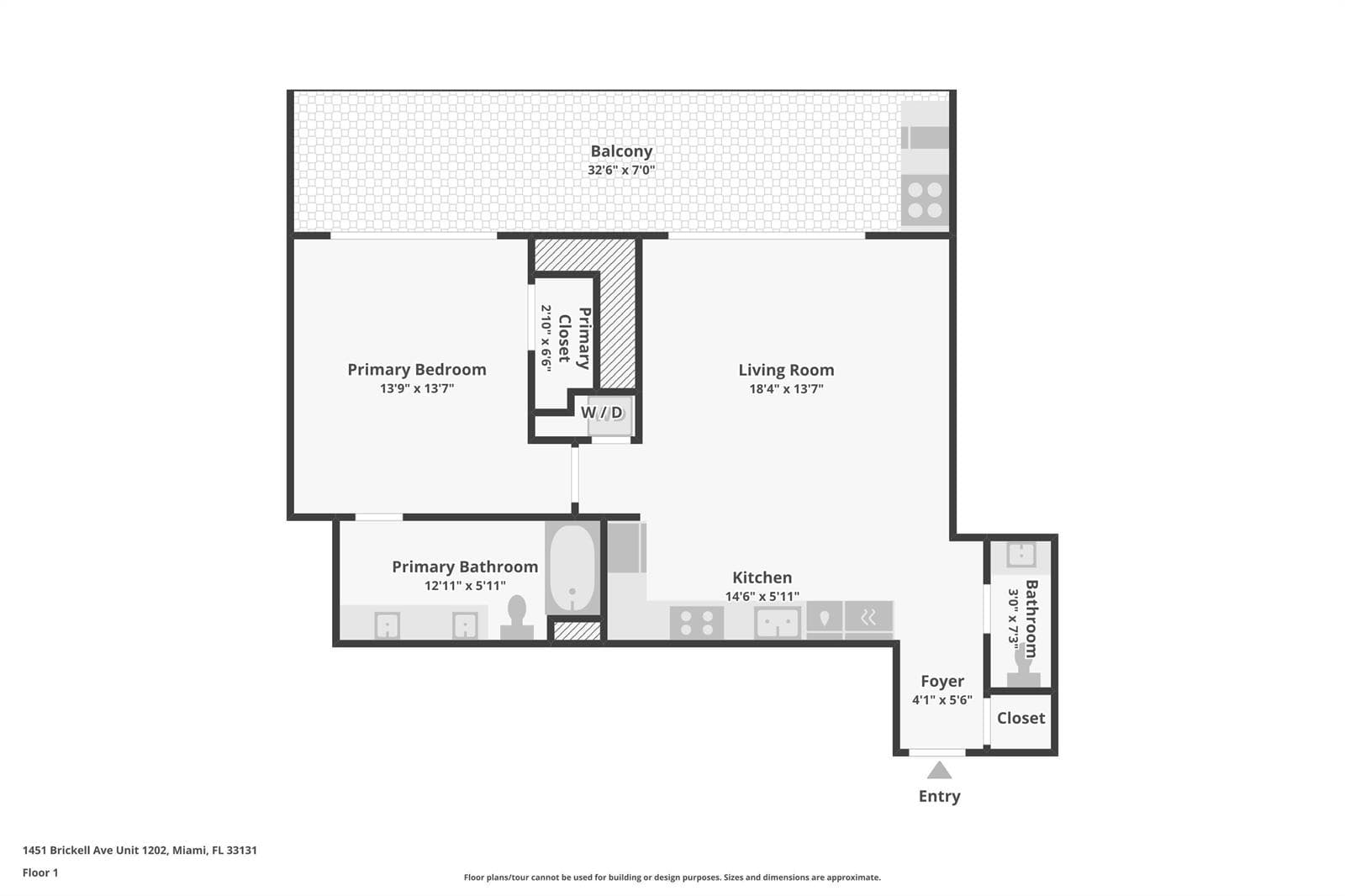 1451 Brickell Avenue # 1202, Miami FL 33131 — 6