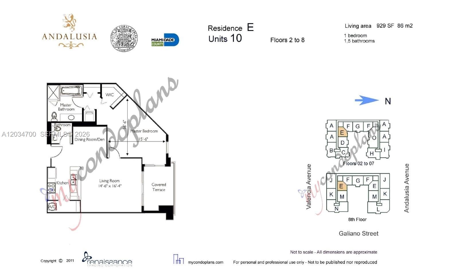 100 Andalusia Ave # 410, Coral Gables FL 33134 — 48